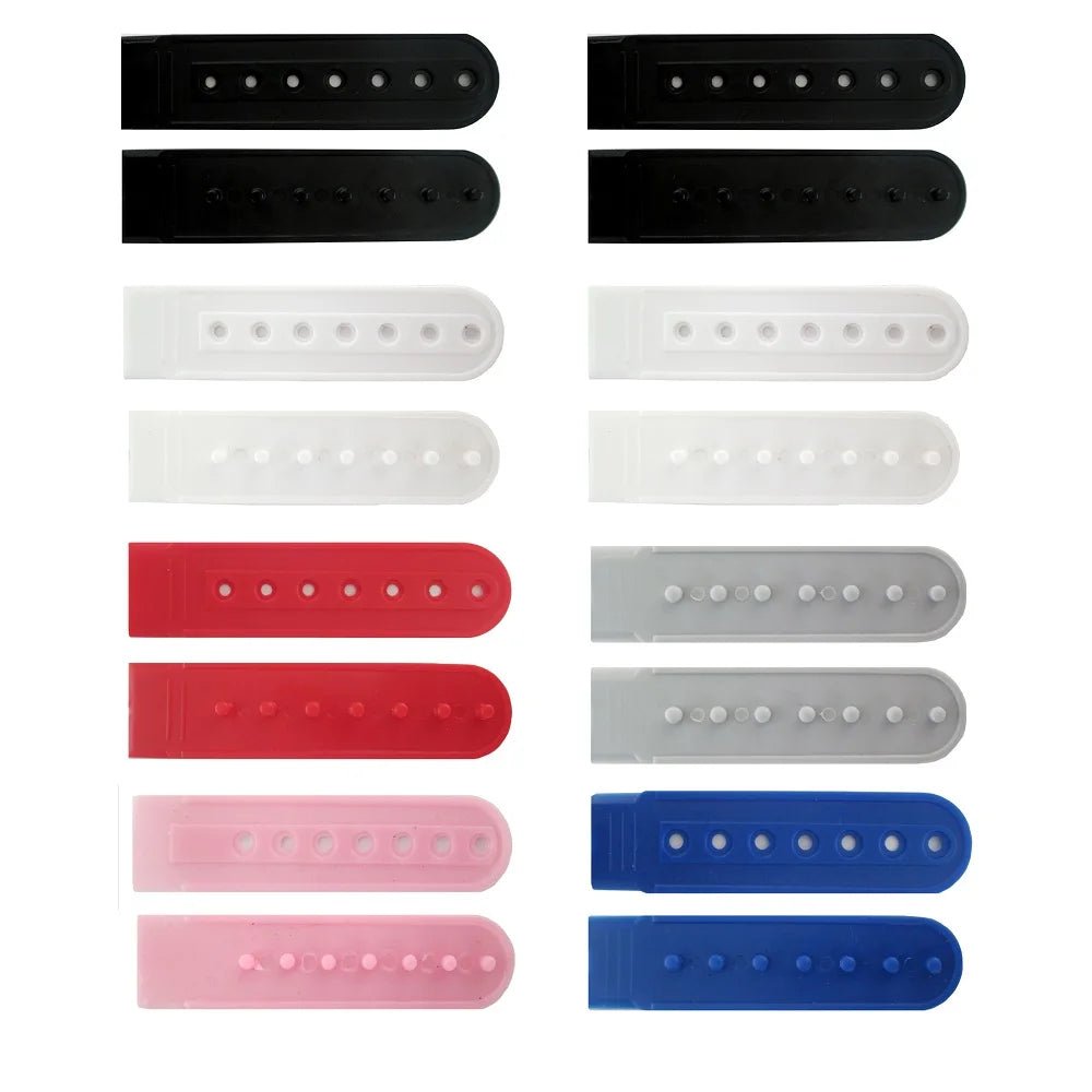 1 Pair Colorful Snapback Hats Replacement Strap - 6 Colors Plastic Fastener Baseball Cap Extender Snap Rich Colors - The Melt Theory Lab by Kandylandlaiid LLC