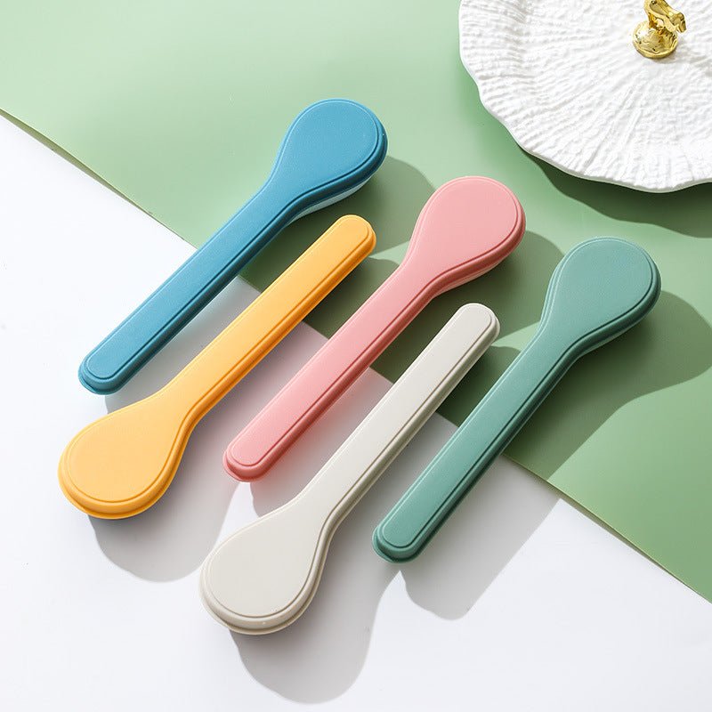 410 Stainless Steel Cutlery Set with Storage Case Korean Style Portable Tableware Set Home School Kitchen Dinnerware Services - The Melt Theory Lab by Kandylandlaiid LLC