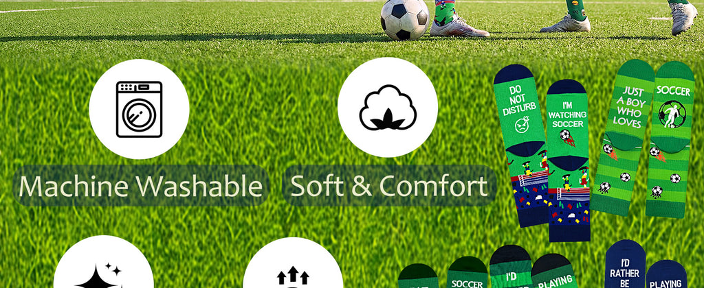 Funny Socks for Men Women Teen Boys -Fun Novelty Funky Socks Gift Ideas Men's Outdoor Gym Socks Comfortable Soft Football Socks