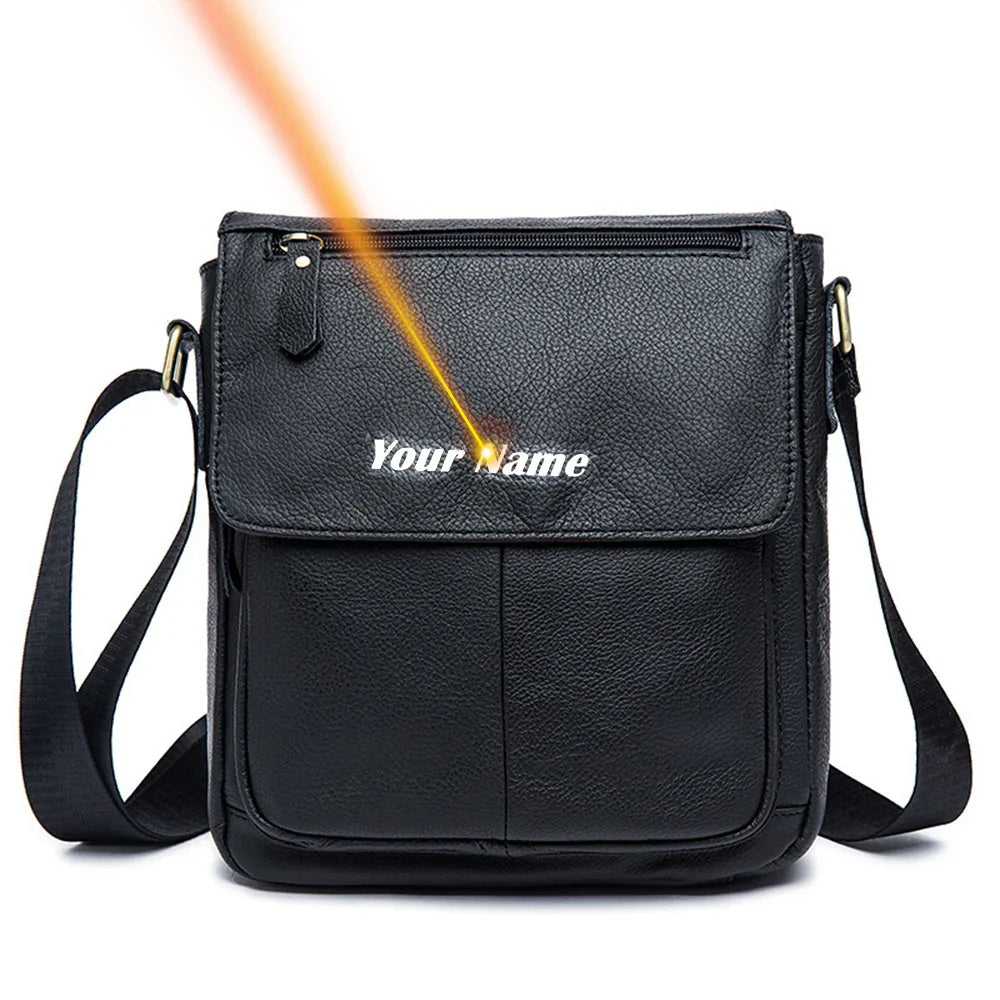 WESTAL Men Shoulder Bag High Quality Male Bag Cowhide Leather Crossbody Bags Capacity Men Messenger Tote Bags for Male 819A