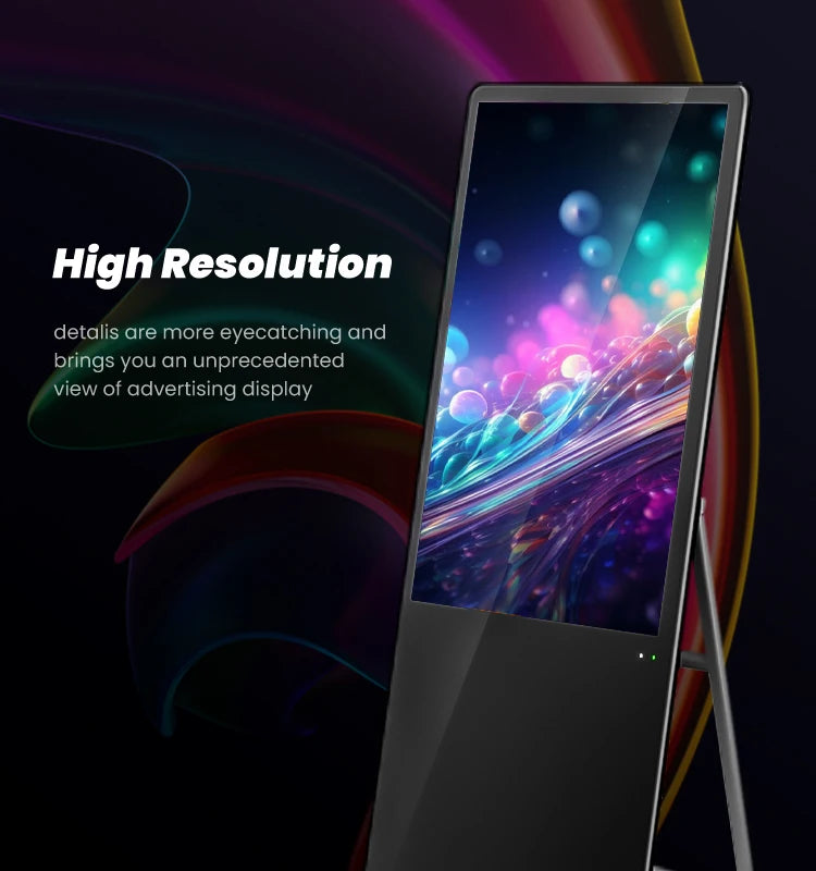 43 inch Portable digital poster lcd android smart indoor Advertising Player screen display board digital signage and displays