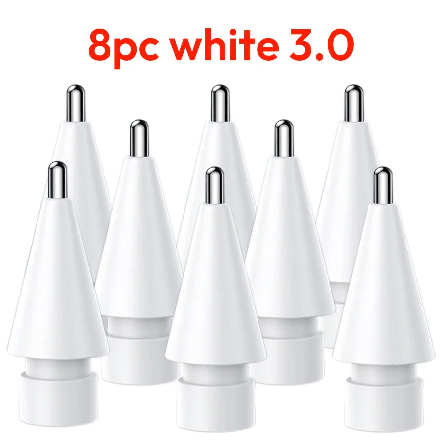 Replacement Tips for Apple Pencil 1st/2nd Gen iPencil Nibs No Wear Out Upgraded for iPad Pro Pencil 2/1 Gen 애플펜슬 펜촉