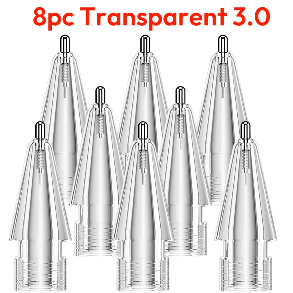 Replacement Tips for Apple Pencil 1st/2nd Gen iPencil Nibs No Wear Out Upgraded for iPad Pro Pencil 2/1 Gen 애플펜슬 펜촉
