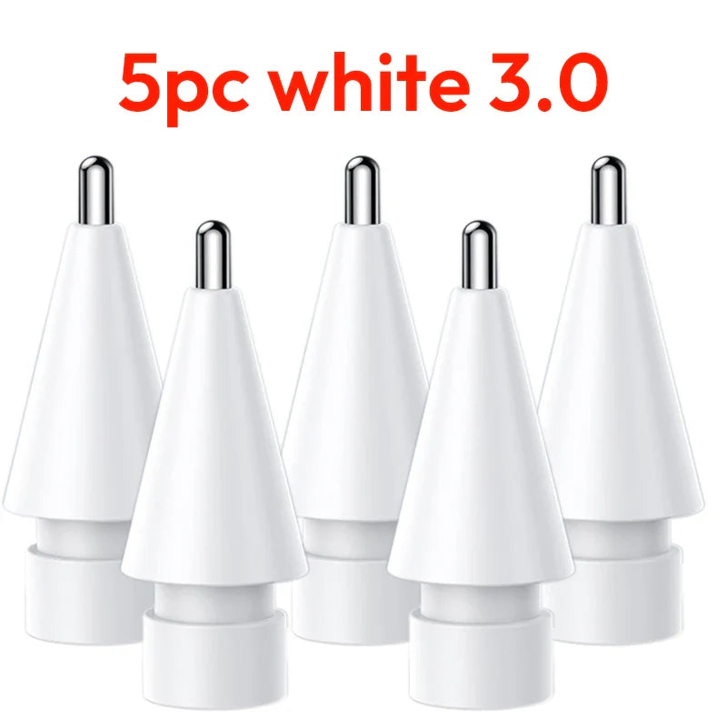 Replacement Tips for Apple Pencil 1st/2nd Gen iPencil Nibs No Wear Out Upgraded for iPad Pro Pencil 2/1 Gen 애플펜슬 펜촉
