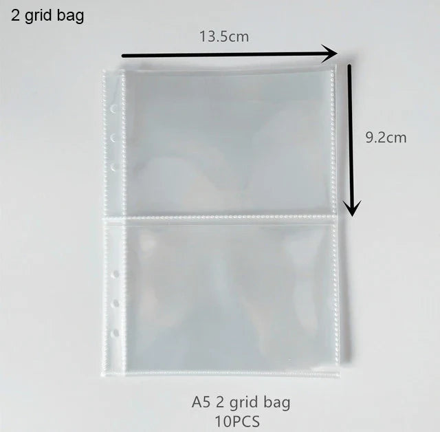 SKYSONIC New Arrival A5 Ring Notebook Jounral Cover INS Bandage Photocards Binder Collect Book Photo Cards Organzier Stationery