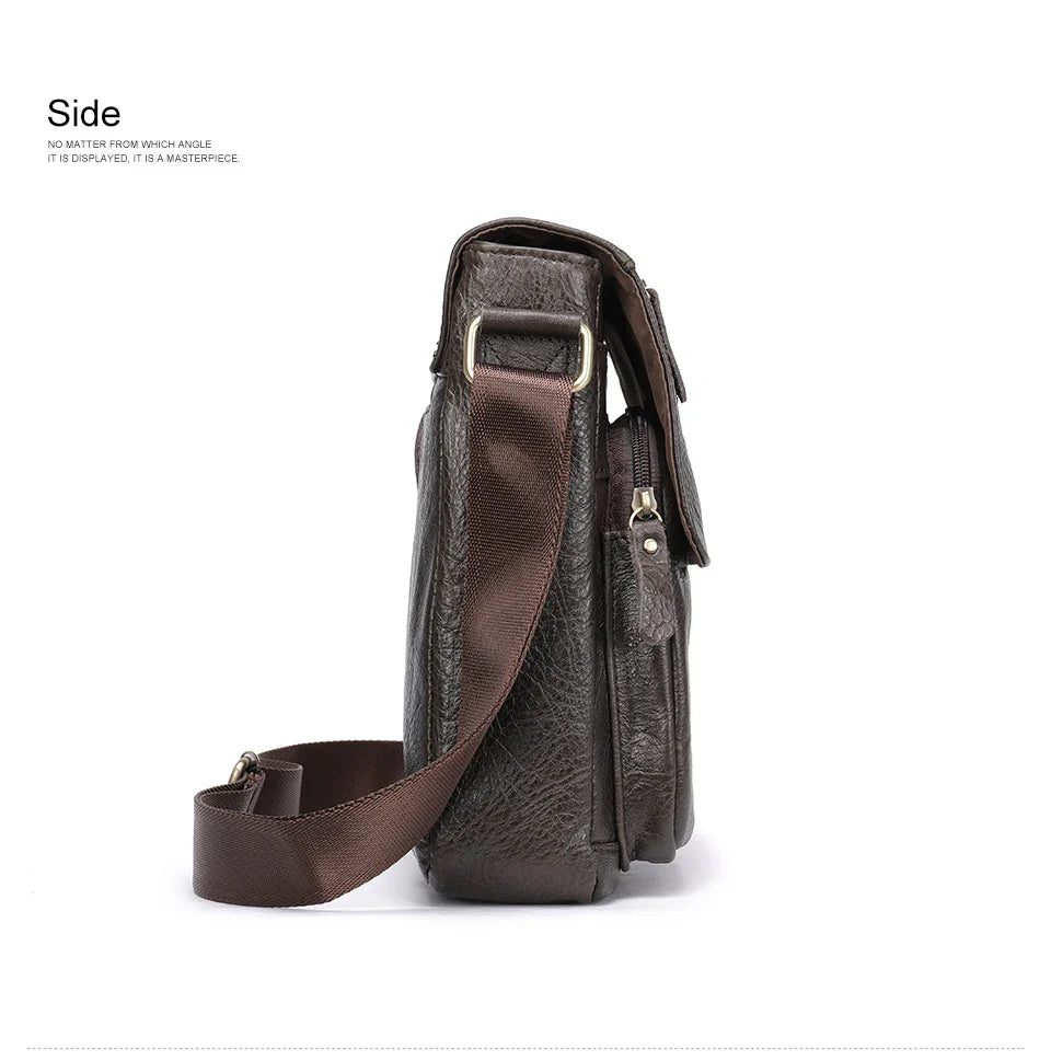 WESTAL Men Shoulder Bag High Quality Male Bag Cowhide Leather Crossbody Bags Capacity Men Messenger Tote Bags for Male 819A