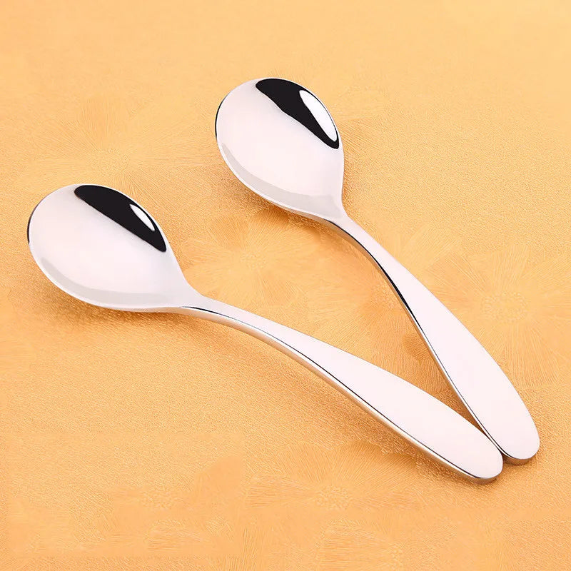 Portable fork and spoon cutlery set 304 stainless steel cutlery with swan rack table fork and spoon storage rack cutlery set