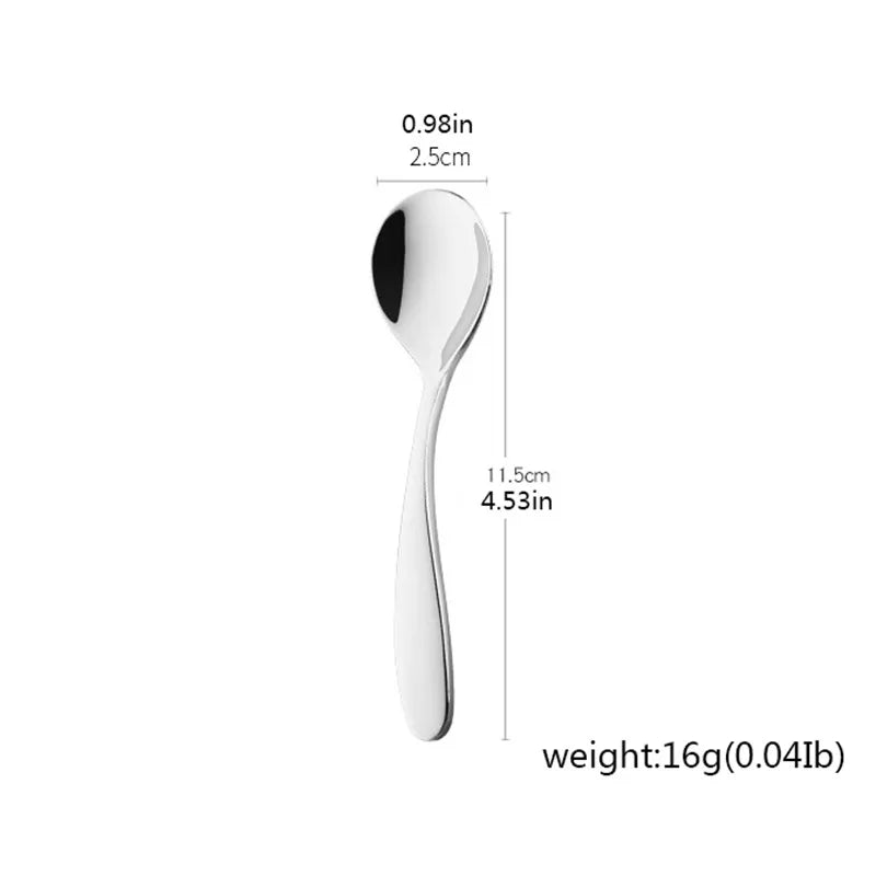 Portable fork and spoon cutlery set 304 stainless steel cutlery with swan rack table fork and spoon storage rack cutlery set