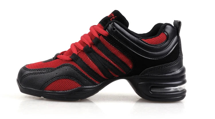 Dancing Shoes Sports Feature Modern Dance Jazz Shoes Soft Outsole Breath Dance Shoes Sneakers For Woman Practice Shoes