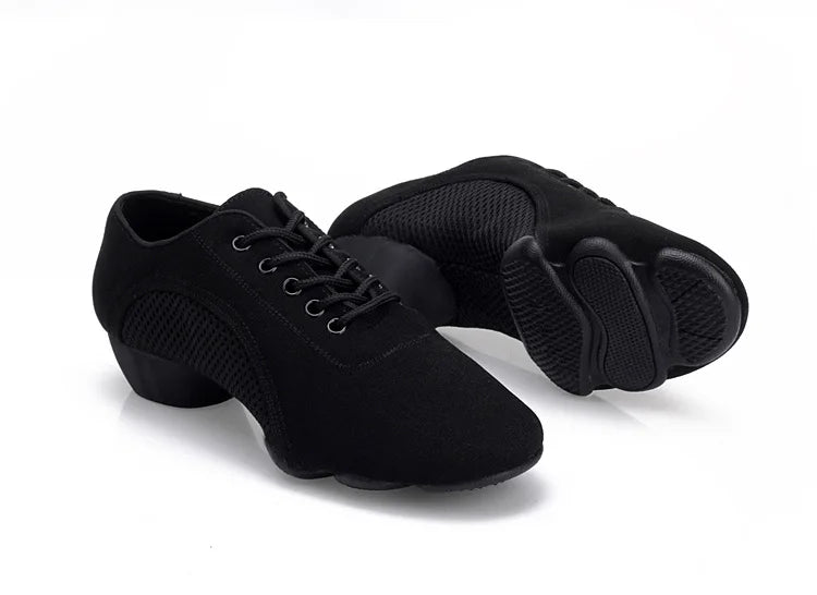 Dancing Shoes Sports Feature Modern Dance Jazz Shoes Soft Outsole Breath Dance Shoes Sneakers For Woman Practice Shoes