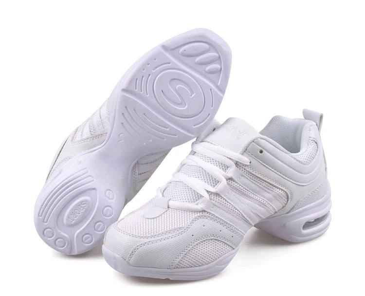 Dancing Shoes Sports Feature Modern Dance Jazz Shoes Soft Outsole Breath Dance Shoes Sneakers For Woman Practice Shoes