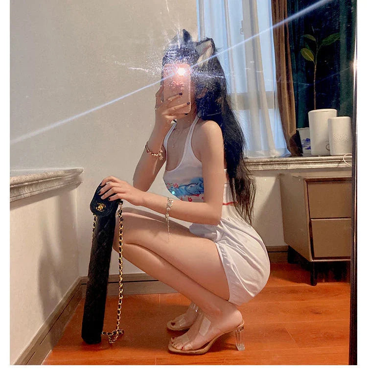 Summer Women Pumps Sandals 9cm Jelly Slippers Sexy Open Square Toe High Heels Women Transparent Slippers Shoe Heel Clear Sandals