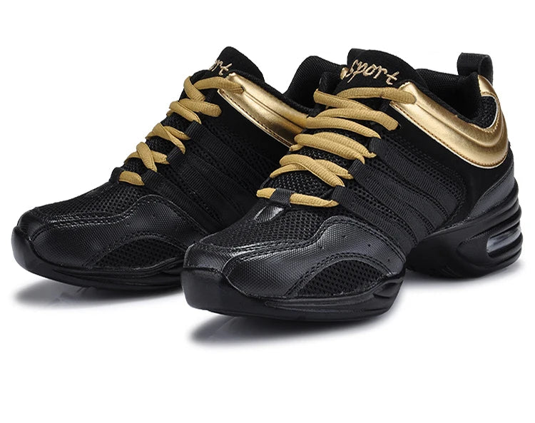 Dancing Shoes Sports Feature Modern Dance Jazz Shoes Soft Outsole Breath Dance Shoes Sneakers For Woman Practice Shoes