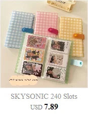 SKYSONIC New Arrival A5 Ring Notebook Jounral Cover INS Bandage Photocards Binder Collect Book Photo Cards Organzier Stationery