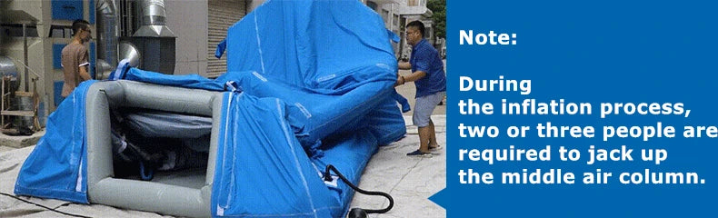 Inflatable camping tent  outdoor event trade show  glamping roof tent