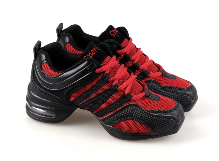 Dancing Shoes Sports Feature Modern Dance Jazz Shoes Soft Outsole Breath Dance Shoes Sneakers For Woman Practice Shoes