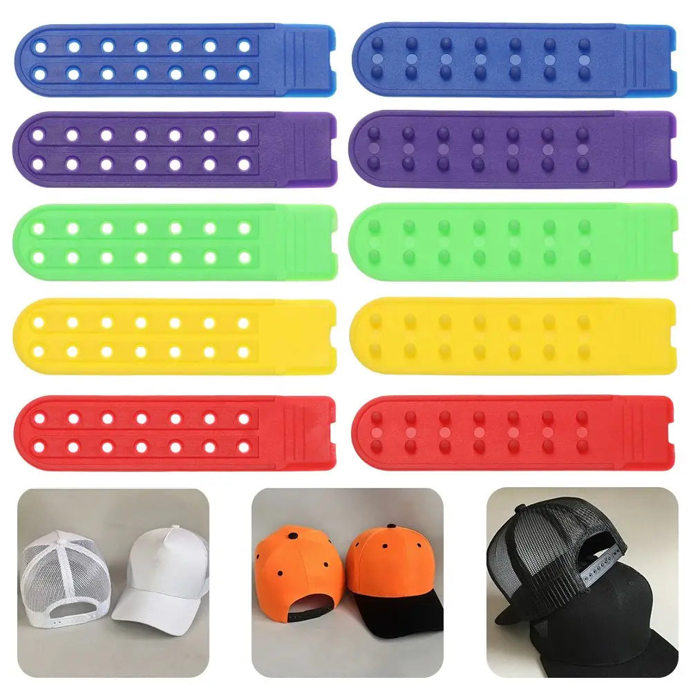 Cap Clip Colorful 14 Holes Straps Buckle Hats Repair Fasteners Snapback Strap Replacement Strap Snapback Extender