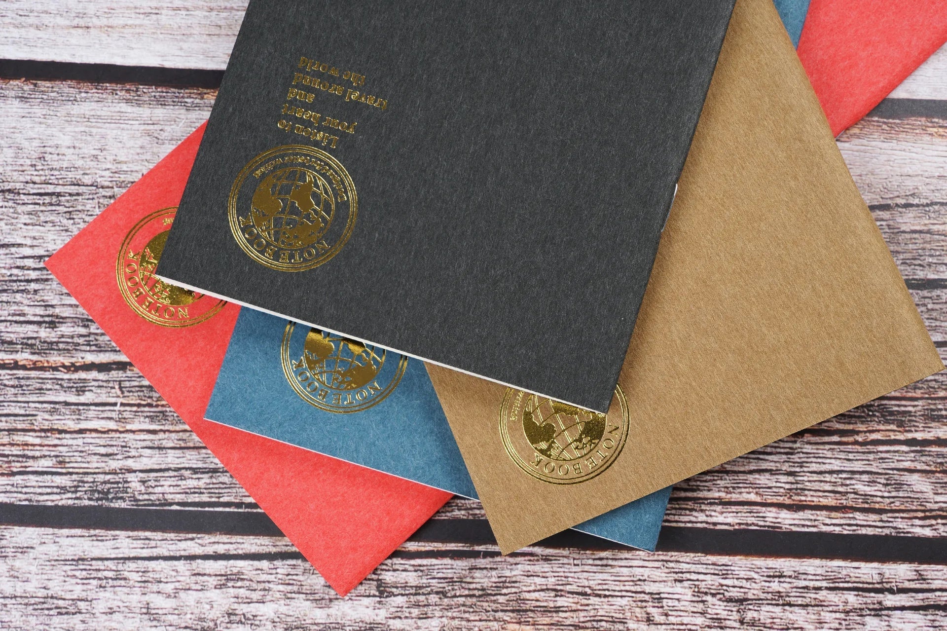 Retro Foil Gold Cover Travelers Notebook Refill Filler Paper for Midori Notebook and Journal Insert Refill Standard Passport