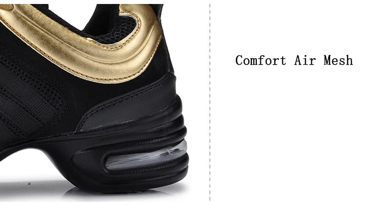 Dancing Shoes Sports Feature Modern Dance Jazz Shoes Soft Outsole Breath Dance Shoes Sneakers For Woman Practice Shoes