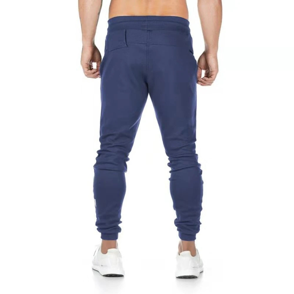 Joggers Sweatpants Men Casual Pants Solid Color Gym Fitness Workout Sportswear Trousers Autumn Winter Male Crossfit Trackpants