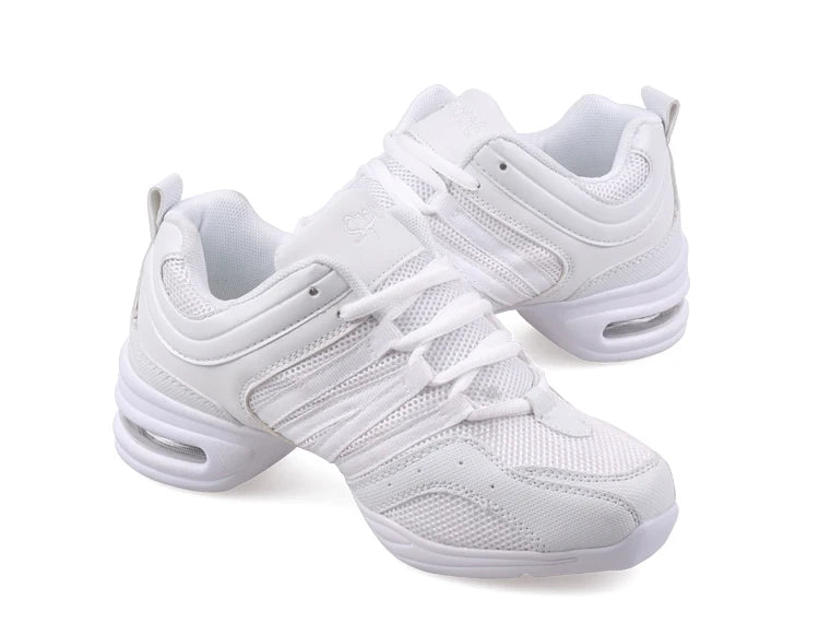 Dancing Shoes Sports Feature Modern Dance Jazz Shoes Soft Outsole Breath Dance Shoes Sneakers For Woman Practice Shoes