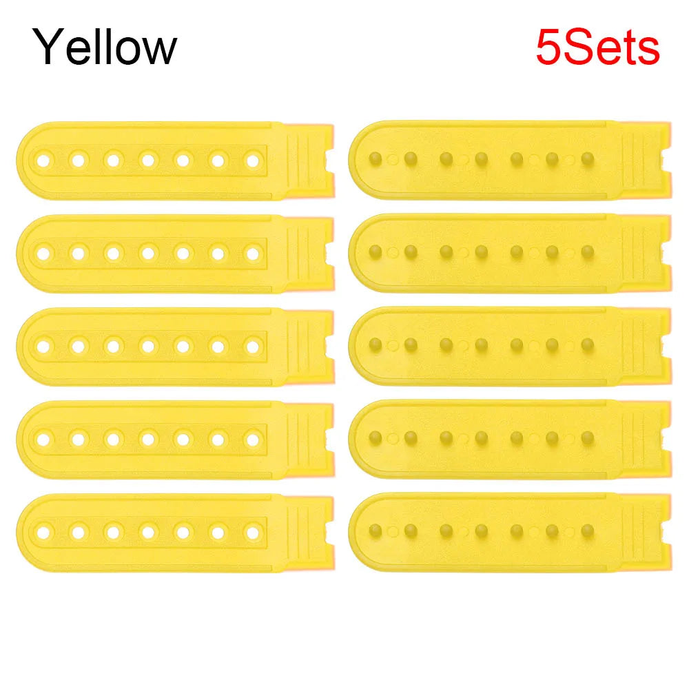 5 Sets Snapback Cap Buckle Strap Plastic Hat Closure Replacement rRepair Buckle Fastener Snap Hat Accessories 10 Colors Mix Avai