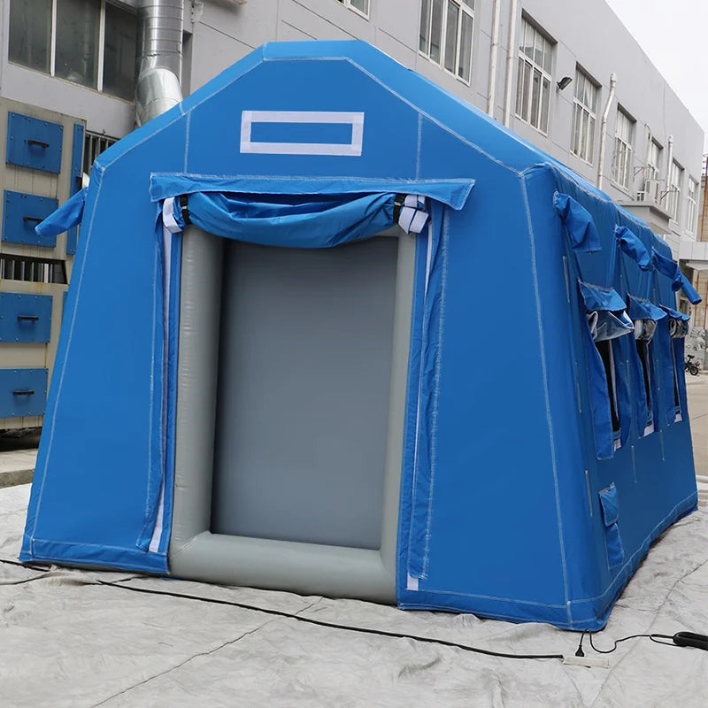 Inflatable camping tent  outdoor event trade show  glamping roof tent
