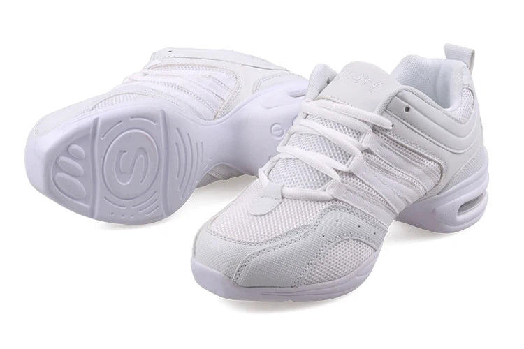 Dancing Shoes Sports Feature Modern Dance Jazz Shoes Soft Outsole Breath Dance Shoes Sneakers For Woman Practice Shoes