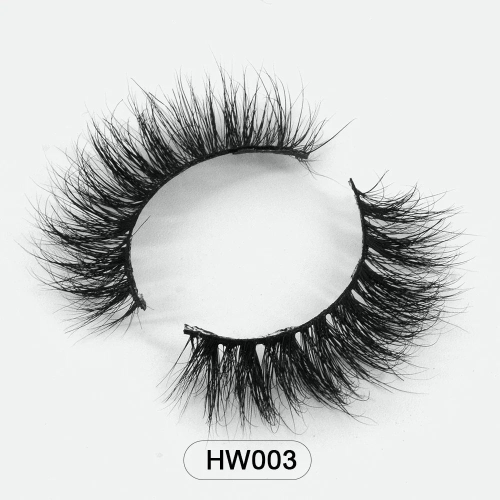 Dropshipping Wholesale Natural Wispy 3d Mink False Lashes Makeup Mink Fake Eyelashes With Soft Band Make-up For Women