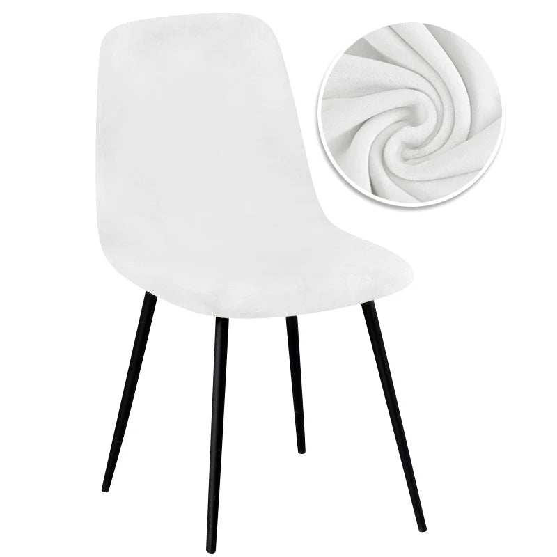 Velvet And Jacquard Short Back Chair Cover Bar Seat Covers Dining Covers Chair Stretch Dust Cover For Home Hotel Bar Wedding