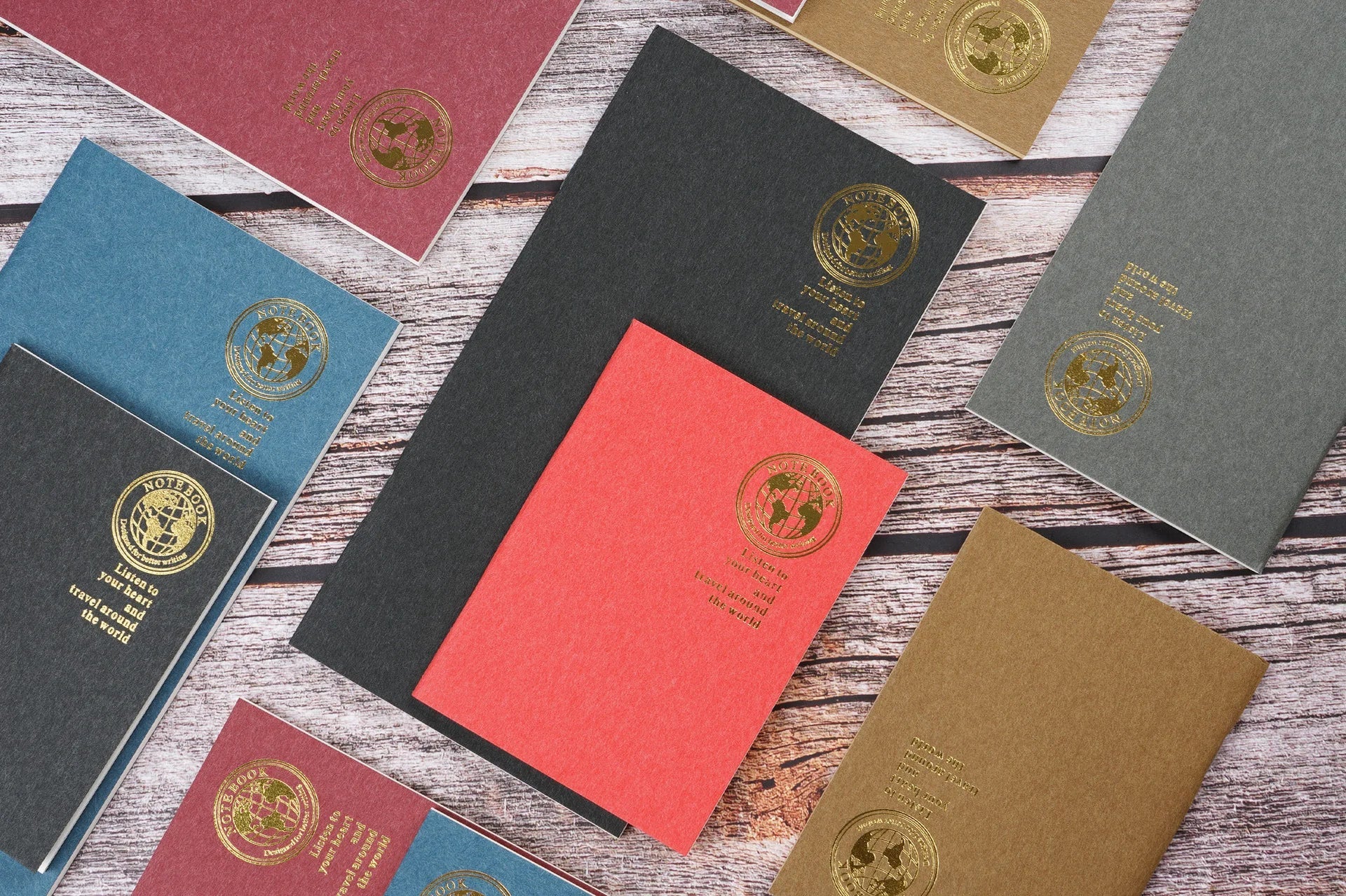 Retro Foil Gold Cover Travelers Notebook Refill Filler Paper for Midori Notebook and Journal Insert Refill Standard Passport