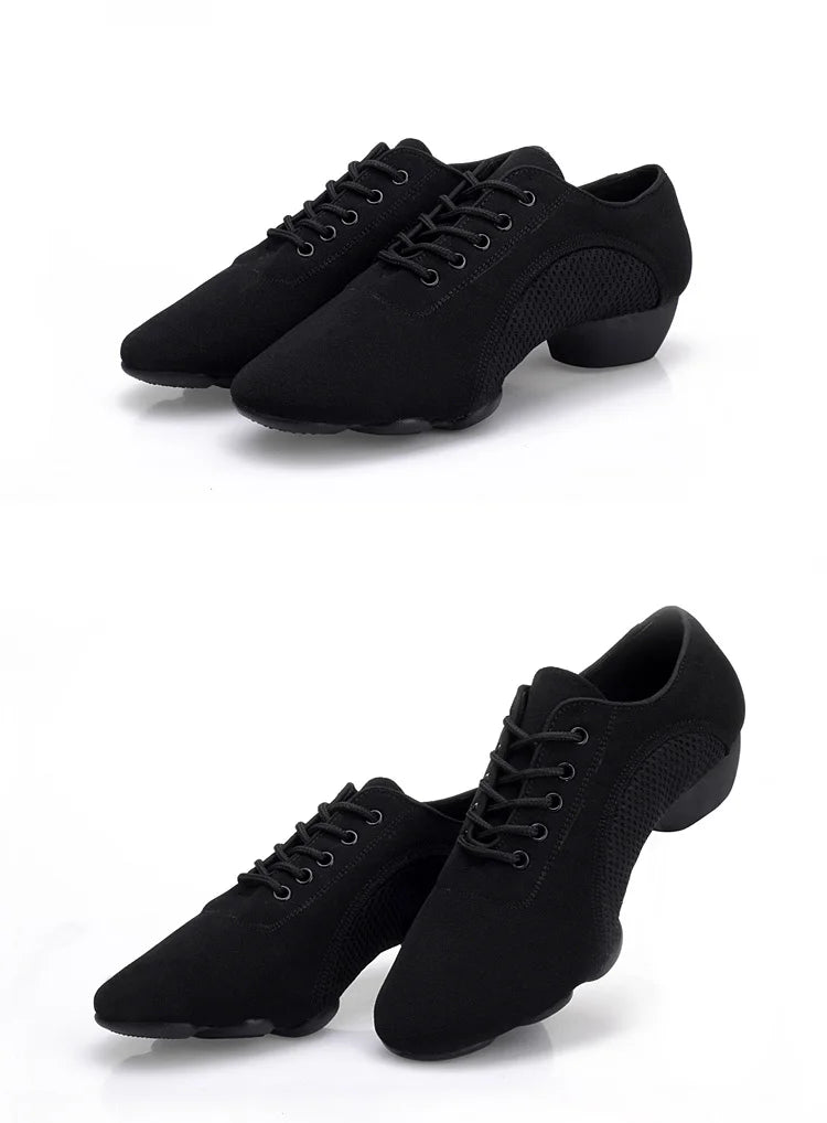 Dancing Shoes Sports Feature Modern Dance Jazz Shoes Soft Outsole Breath Dance Shoes Sneakers For Woman Practice Shoes
