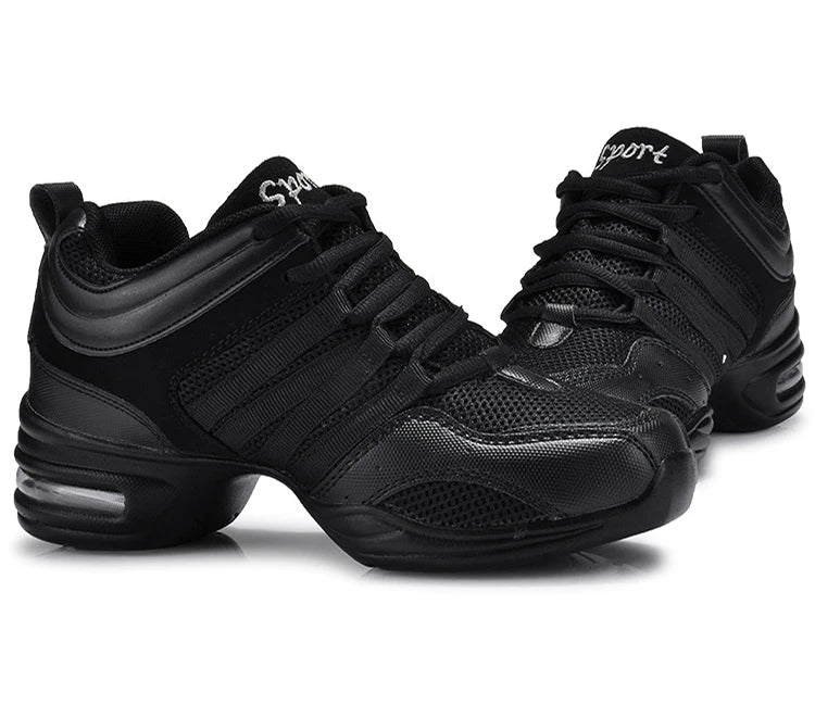 Dancing Shoes Sports Feature Modern Dance Jazz Shoes Soft Outsole Breath Dance Shoes Sneakers For Woman Practice Shoes