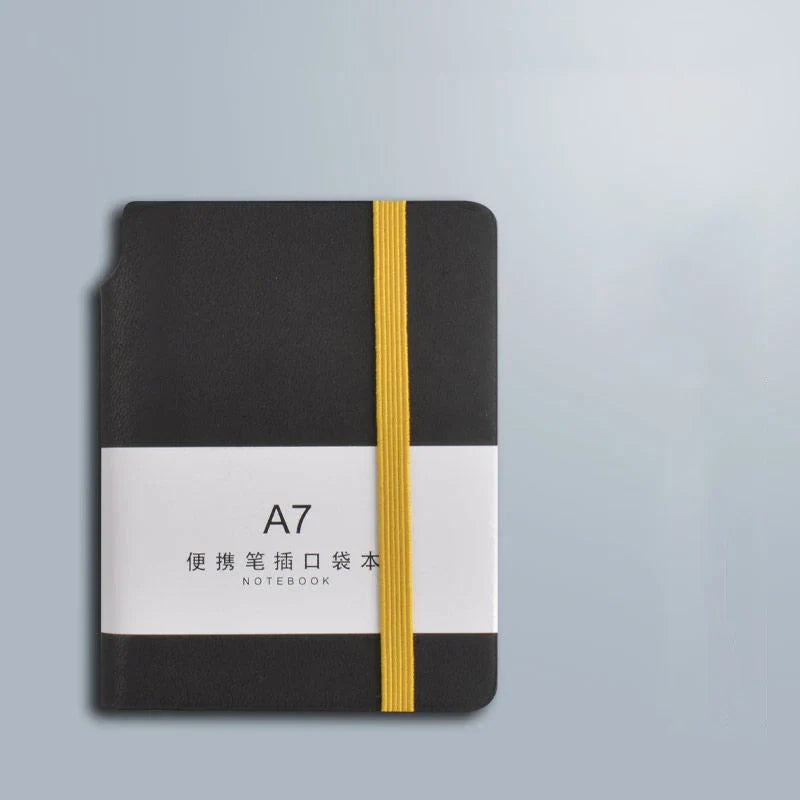 200page Notebook A7 Beautiful Pockets Mini Portable Notebooks Business Stationery Thick Female Small Journal For School Weekly