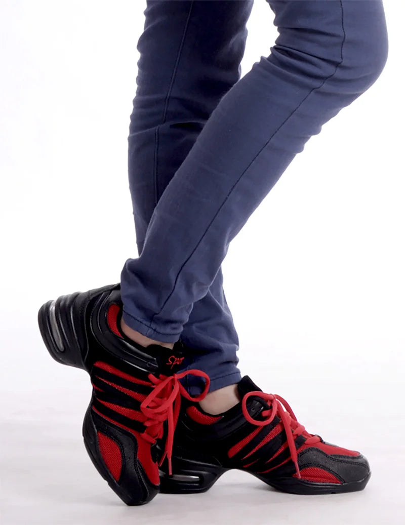 Dancing Shoes Sports Feature Modern Dance Jazz Shoes Soft Outsole Breath Dance Shoes Sneakers For Woman Practice Shoes
