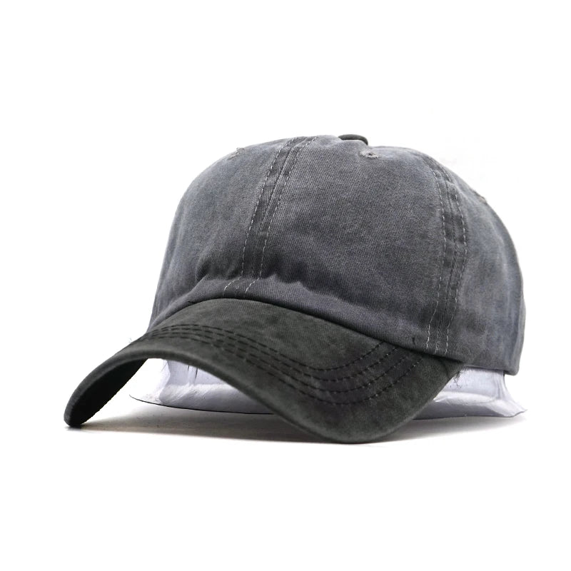 Washed Denim Snapback Hats Autumn Summer Men Women Baseball Cap Golf Sunblock Beisbol Casquette Hockey Caps