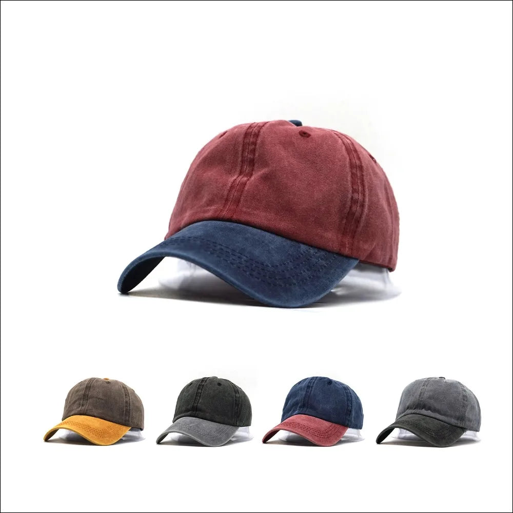 Washed Denim Snapback Hats Autumn Summer Men Women Baseball Cap Golf Sunblock Beisbol Casquette Hockey Caps