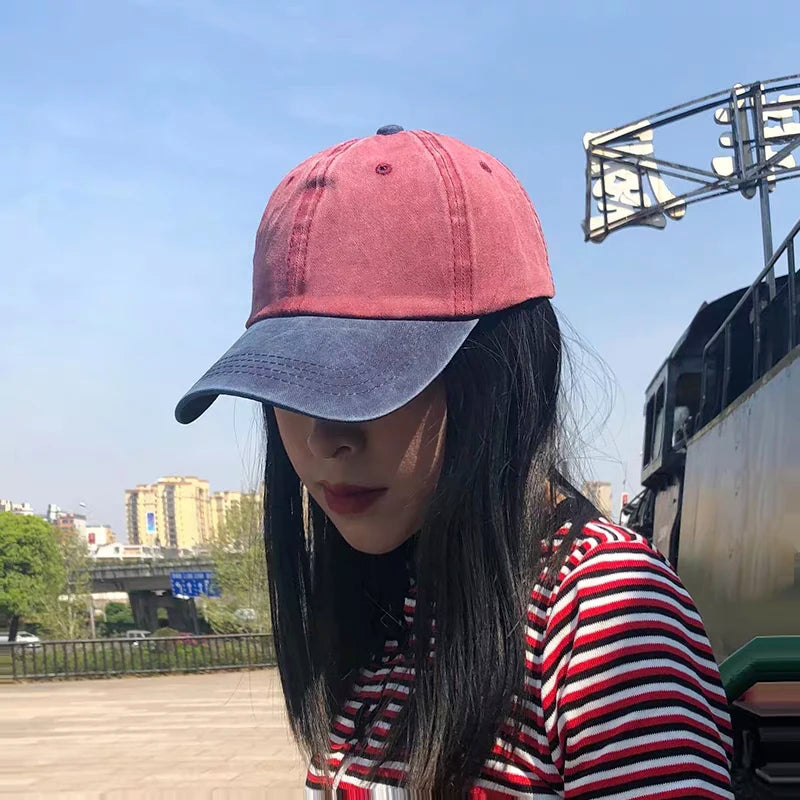 Washed Denim Snapback Hats Autumn Summer Men Women Baseball Cap Golf Sunblock Beisbol Casquette Hockey Caps