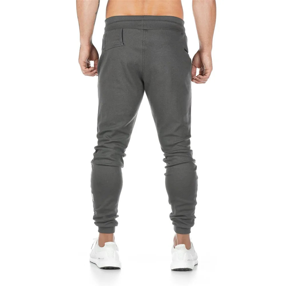 Joggers Sweatpants Men Casual Pants Solid Color Gym Fitness Workout Sportswear Trousers Autumn Winter Male Crossfit Trackpants