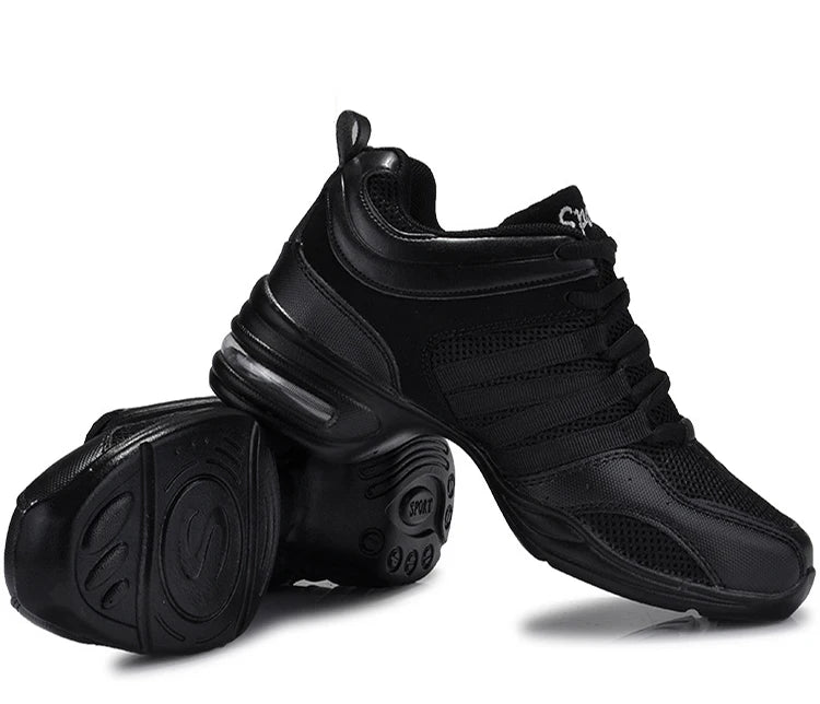 Dancing Shoes Sports Feature Modern Dance Jazz Shoes Soft Outsole Breath Dance Shoes Sneakers For Woman Practice Shoes