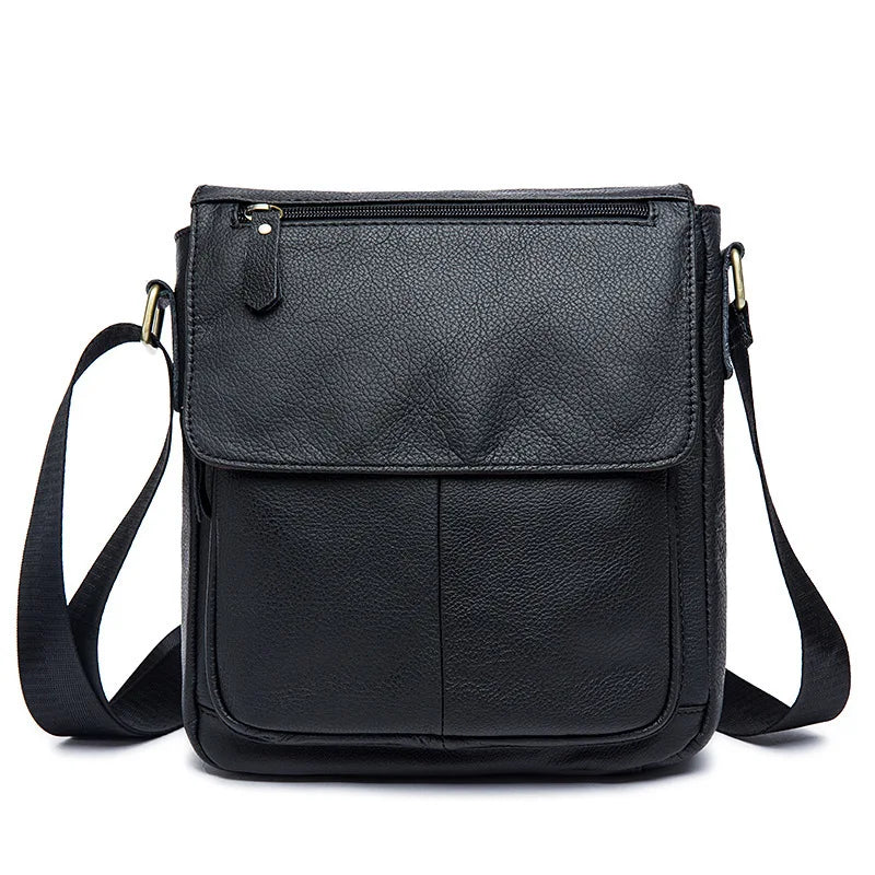 WESTAL Men Shoulder Bag High Quality Male Bag Cowhide Leather Crossbody Bags Capacity Men Messenger Tote Bags for Male 819A