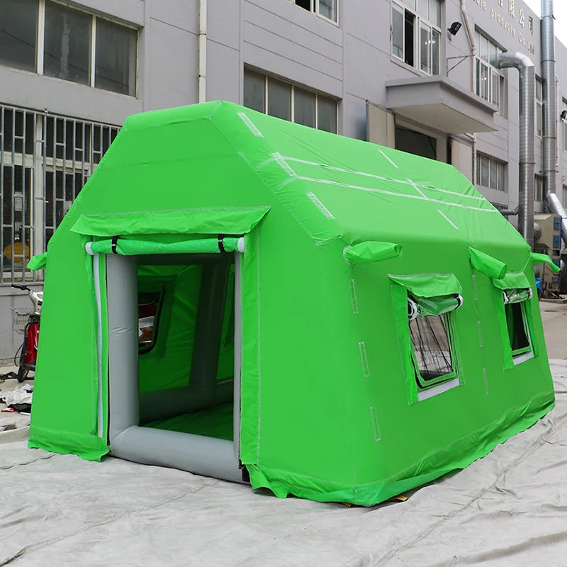 Inflatable camping tent  outdoor event trade show  glamping roof tent