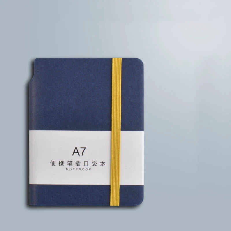 200page Notebook A7 Beautiful Pockets Mini Portable Notebooks Business Stationery Thick Female Small Journal For School Weekly