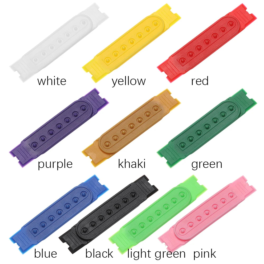 5 Sets Snapback Cap Buckle Strap Plastic Hat Closure Replacement rRepair Buckle Fastener Snap Hat Accessories 10 Colors Mix Avai