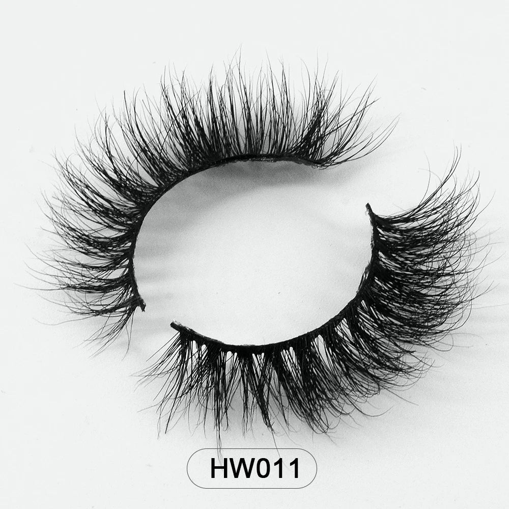 Dropshipping Wholesale Natural Wispy 3d Mink False Lashes Makeup Mink Fake Eyelashes With Soft Band Make-up For Women