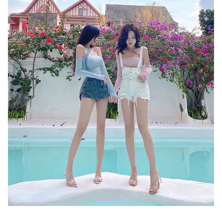 Summer Women Pumps Sandals 9cm Jelly Slippers Sexy Open Square Toe High Heels Women Transparent Slippers Shoe Heel Clear Sandals