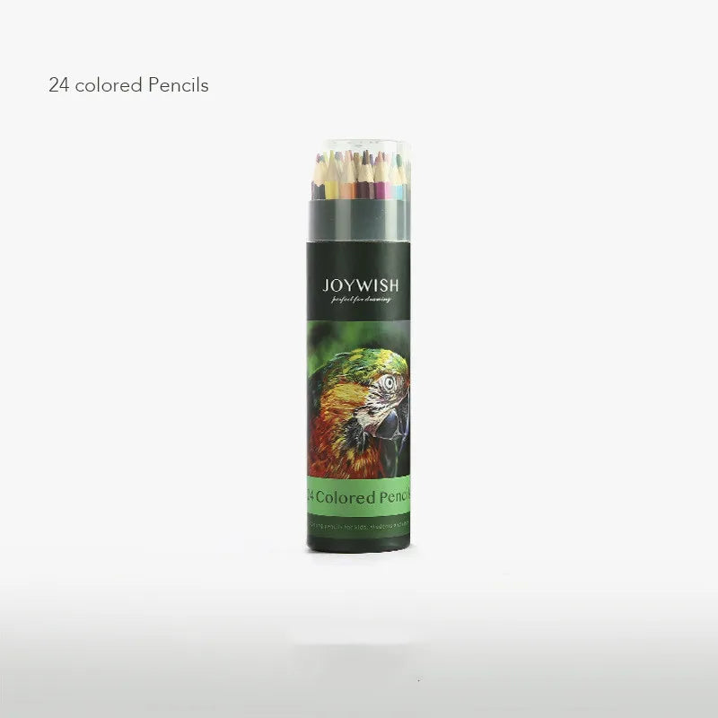 12/24/36/48/72 colors pencil oily colored pencil painting pen Colored Pencil Set Hand-Painted Sketch Pen School Office Supplies