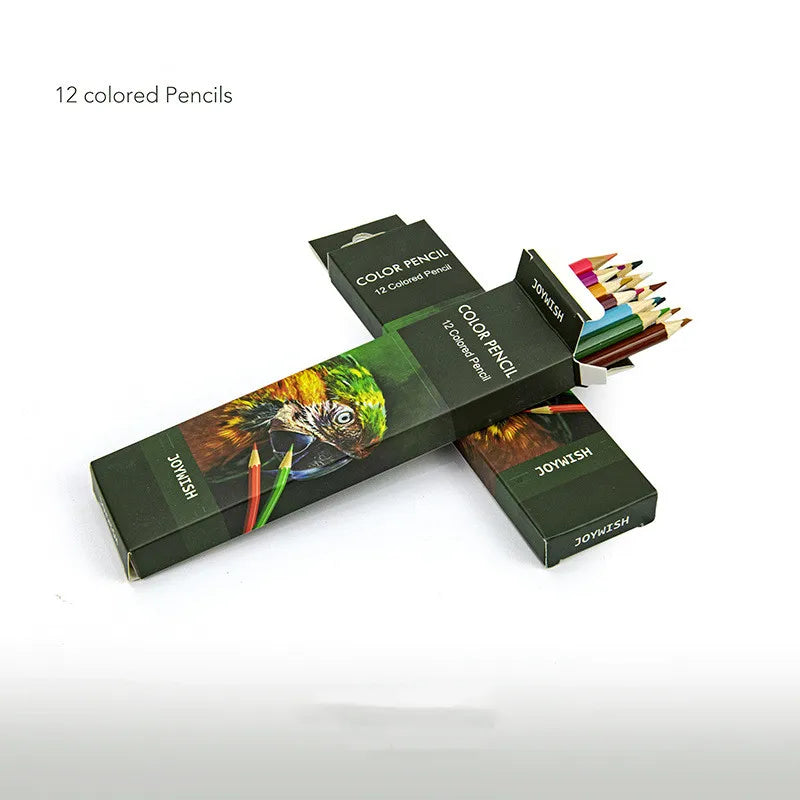 12/24/36/48/72 colors pencil oily colored pencil painting pen Colored Pencil Set Hand-Painted Sketch Pen School Office Supplies