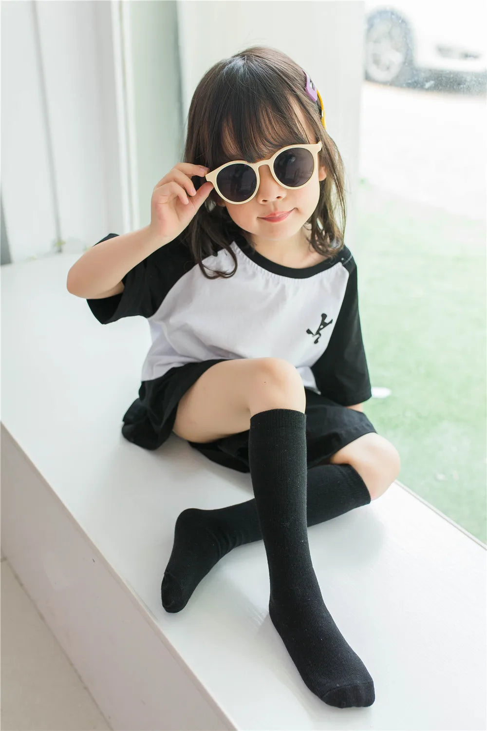 28 cm Children's socks wholesale infant kids girl cartoon toddler baby socks cotton  2 to 10 Year kids socks