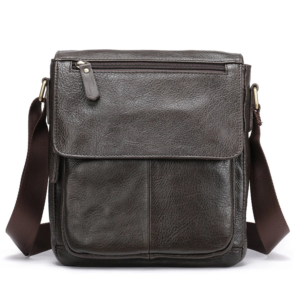 WESTAL Men Shoulder Bag High Quality Male Bag Cowhide Leather Crossbody Bags Capacity Men Messenger Tote Bags for Male 819A